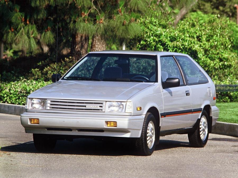  Hyundai Excel 3-Door 1987 года  (US) (фото 6 из 8)